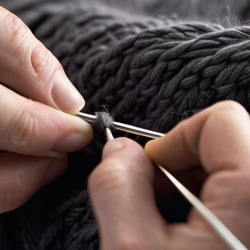 Understanding How to Mend Knitwear techniques.