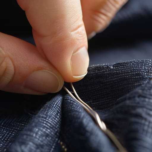 Sewing a button: The Bottom Line.