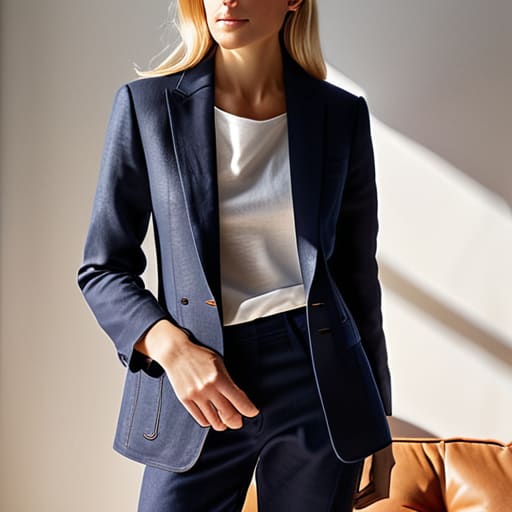 Minimalist style featuring The Unstructured Blazer.