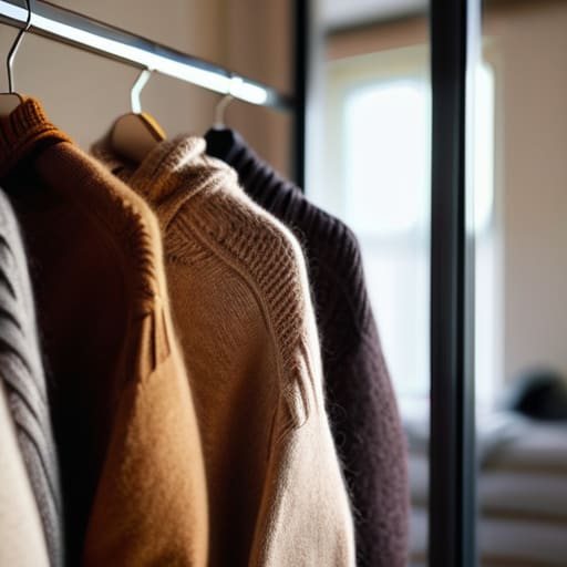 Common Mistakes to Avoid: Hanging Sweaters.